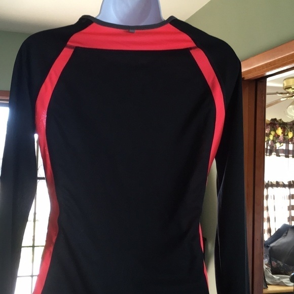 Nike Dri-fit Reflective Long Sleeve Shirt Athletic Workout Running Dry Fit Top - Picture 2 of 8